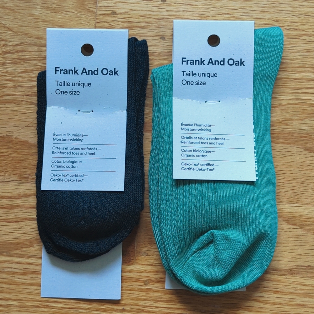 Frank and oak socks (2 sets)